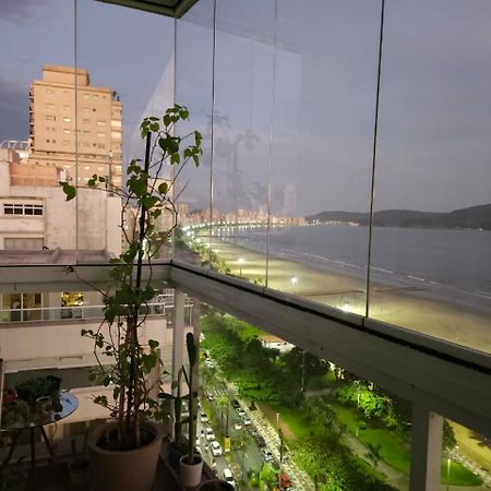 Apartamentos Na Praia Do Gonzaga Frente Mar Com Estacionamento Сантос Экстерьер фото